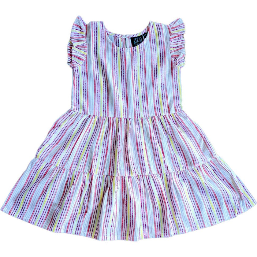 Candy Stripes Summer Tier Dress