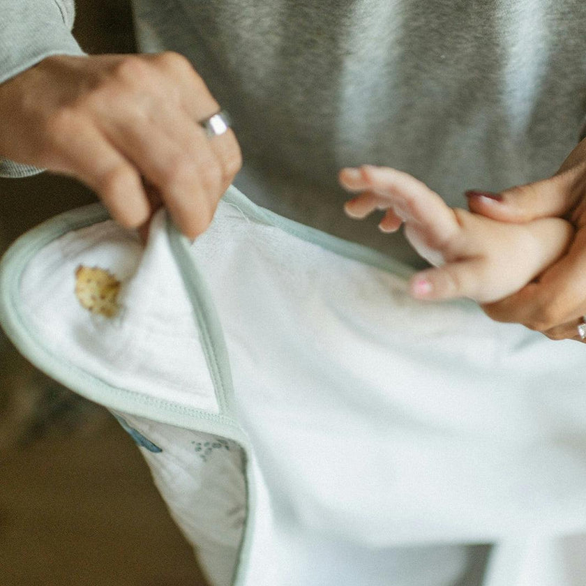 Toddler Hooded Towel - Whales