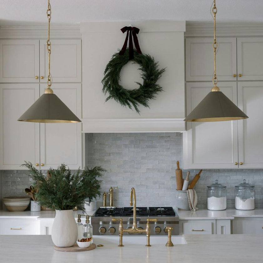 30" Faux Evergreen Cedar Wreath