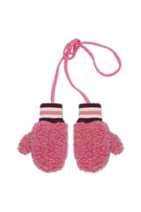 children's merino mittens - dusty pink