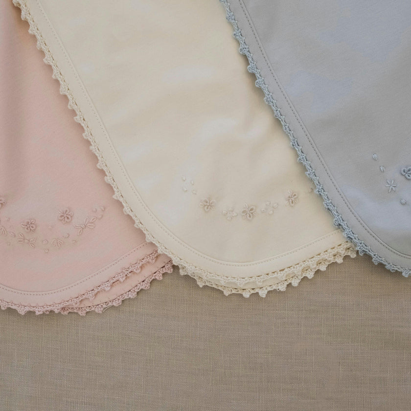 Receiving Blanket w/ Crochet Trim