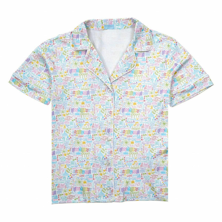 Charleston Women’s Button Front Short Pajama Set