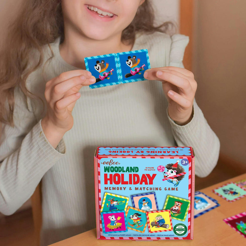 Memory & Matching Game: Woodland Holiday