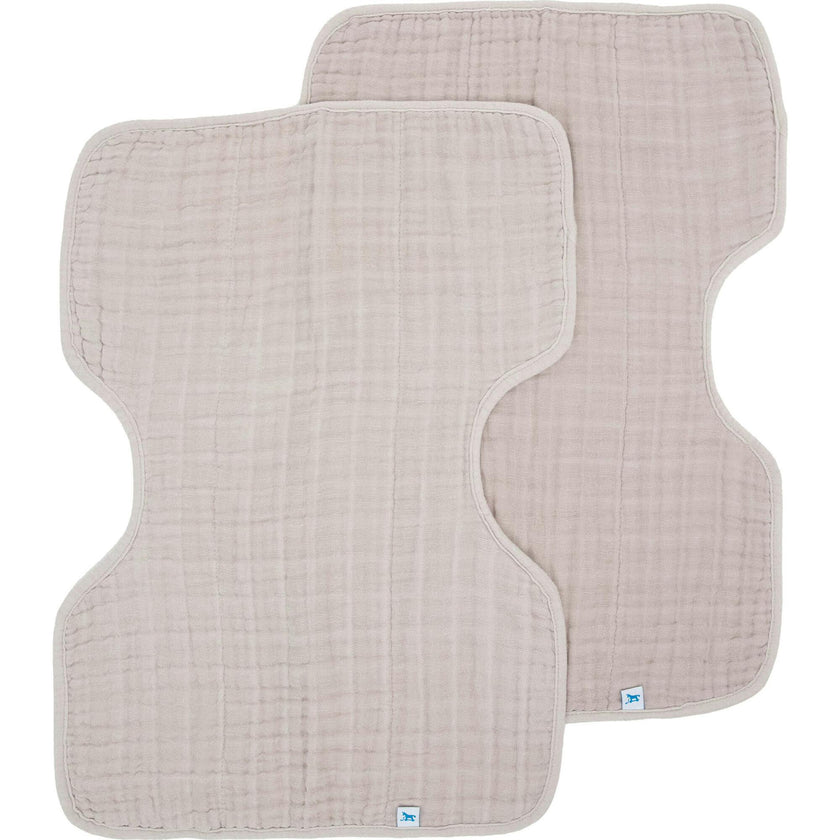 Cotton Muslin Burp Cloth 2 Pack - Porpoise