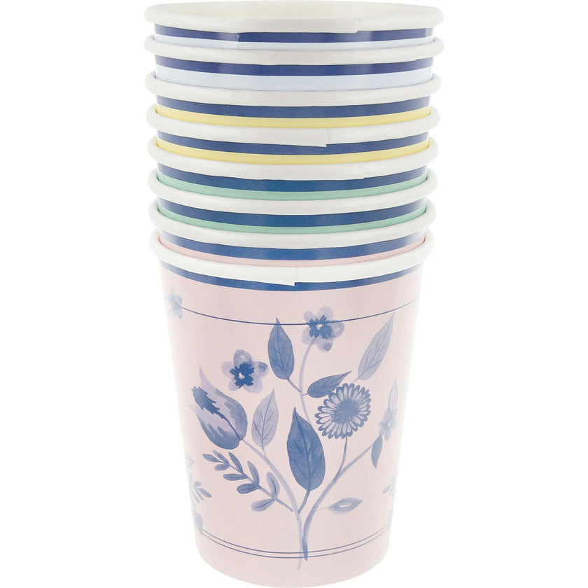 Vintage Botanical Cups
