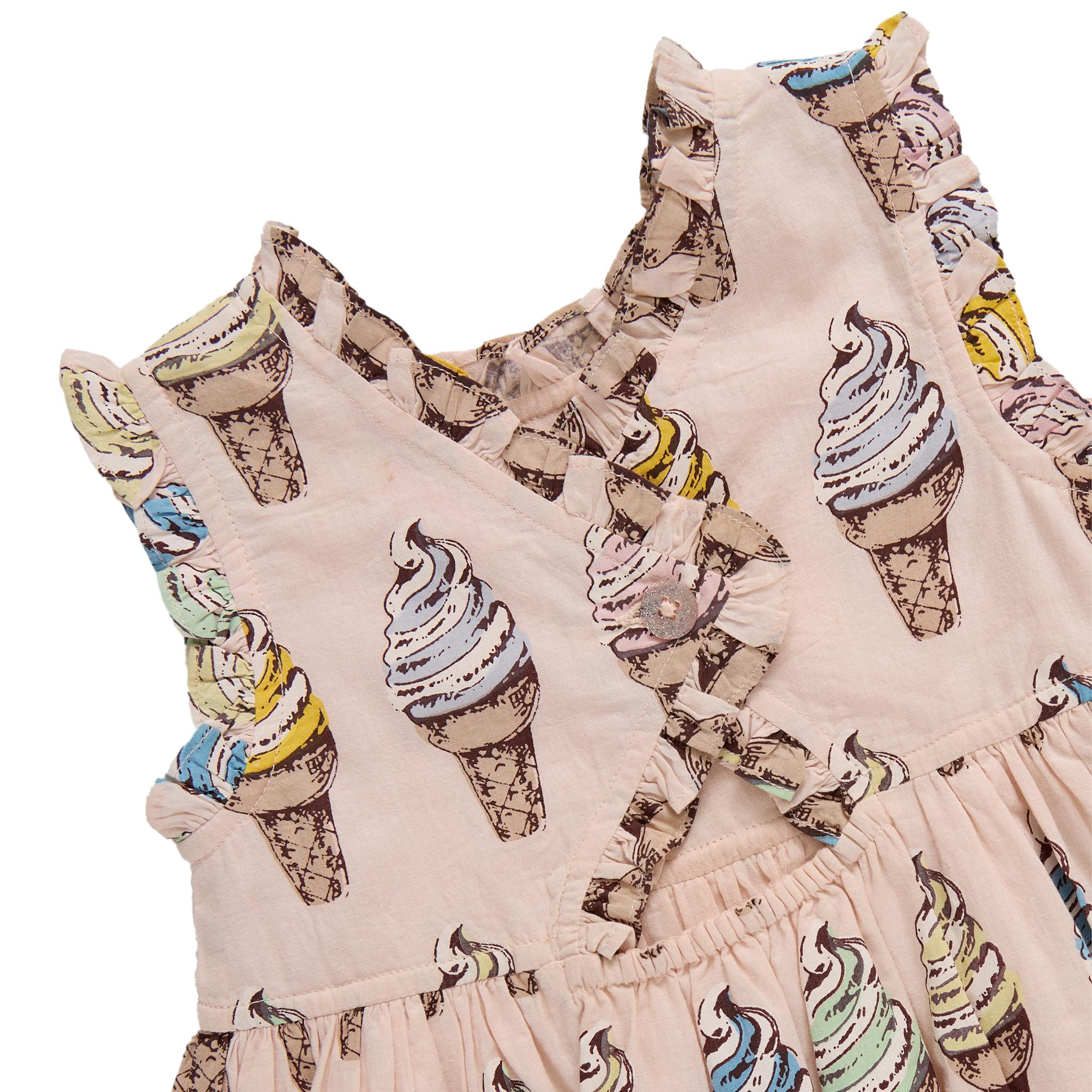 Girls Alyssa Dress - Pink Soft Serve