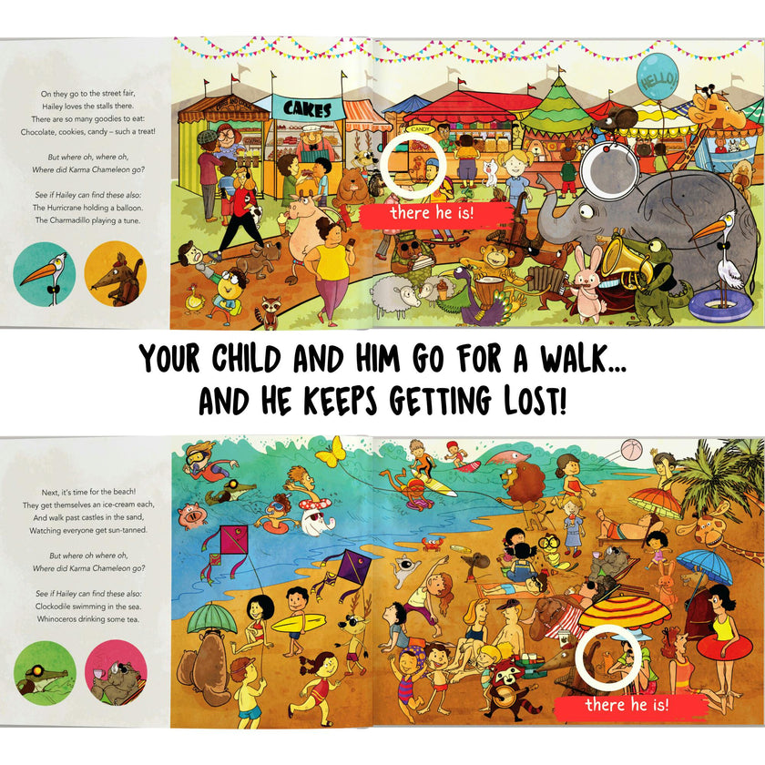 Where is KarmaChameleon? (Personalized Seek & Find Story)