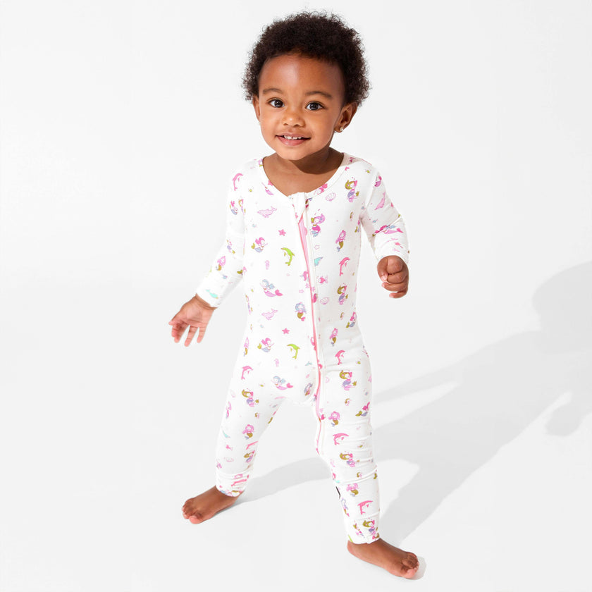 Mermaid Bamboo Convertible Footie