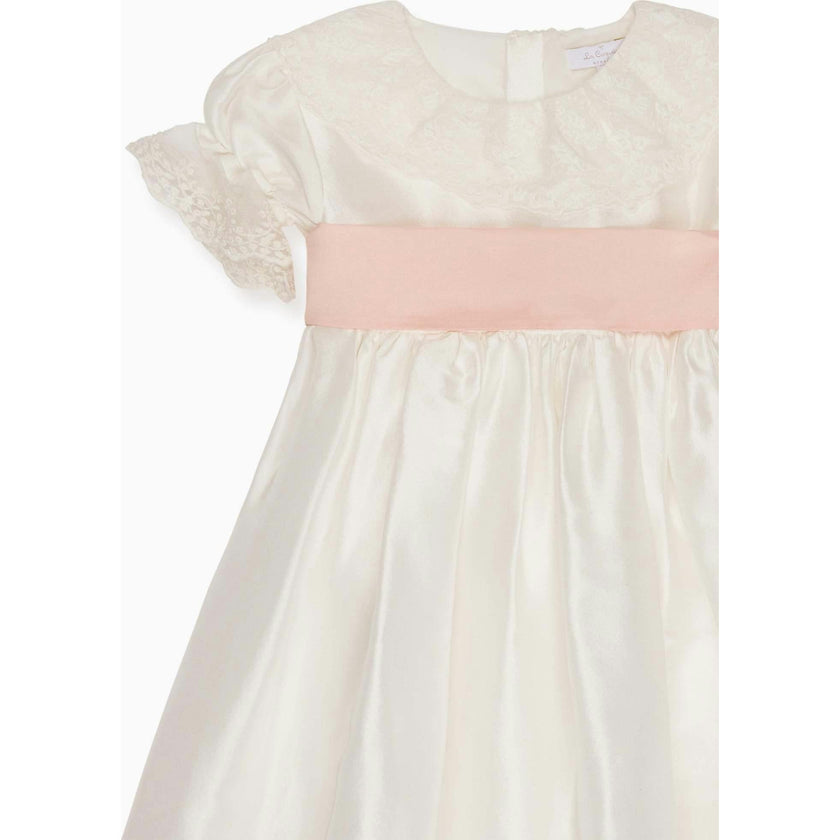 Ivory Tabitha Silk Ceremony Girl Dress