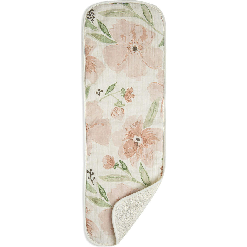 Parker 3-pc. Newborn Burp Cloth Set (Pink Floral)