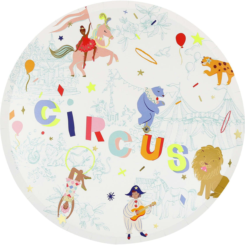 Circus Dinner Plates