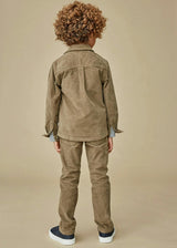 The Taupe Corduroy Shirt