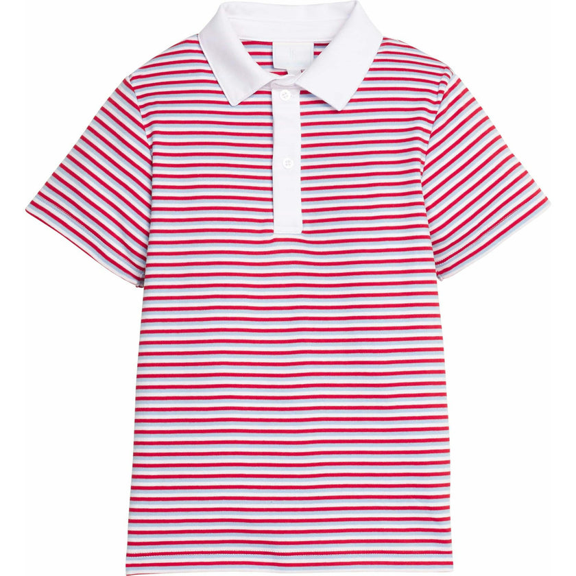Short Sleeve Polo - Americana Stripe