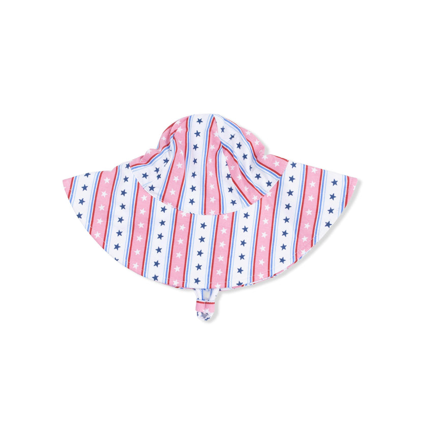 Stars and Stripes - Wide Brim Sun Hat