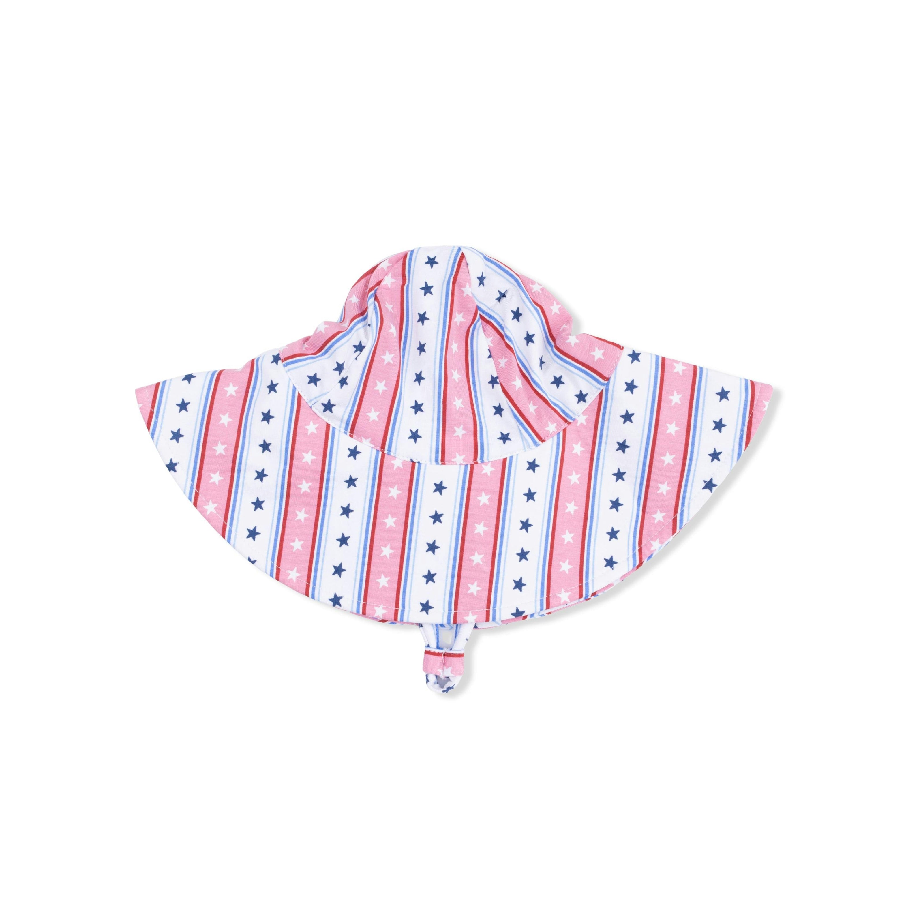 Stars and Stripes - Wide Brim Sun Hat