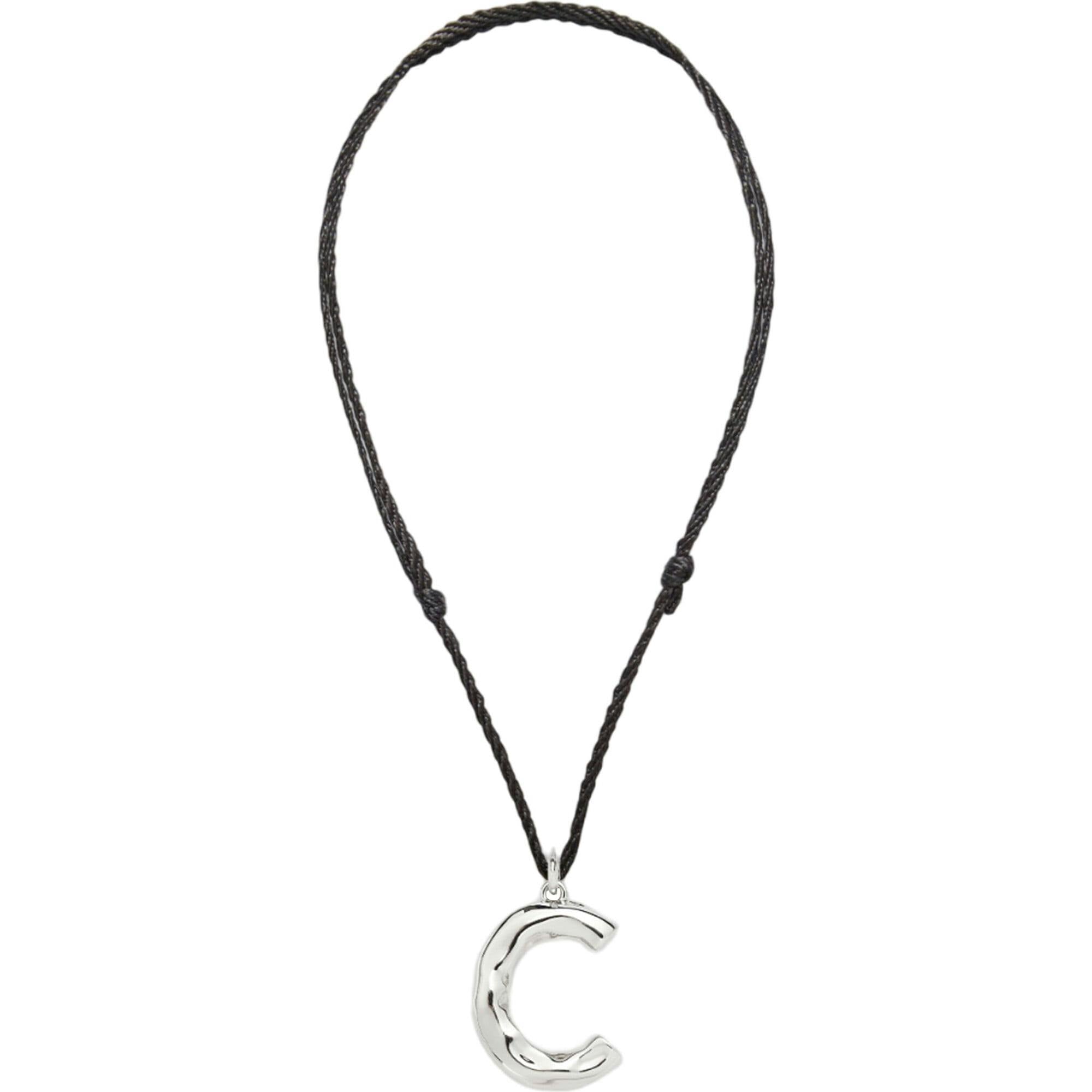 Grande Monogram Necklace in Silver