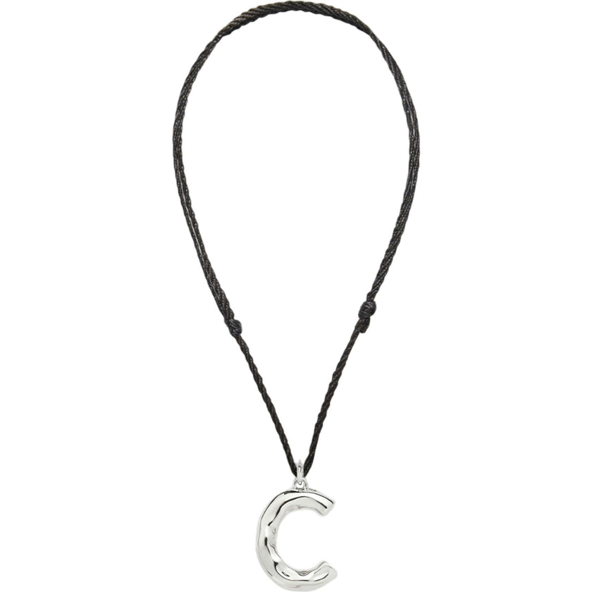 Grande Monogram Necklace in Silver