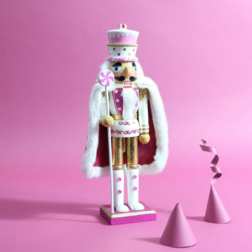 Pink Christmas Decorations Candy Nutcracker