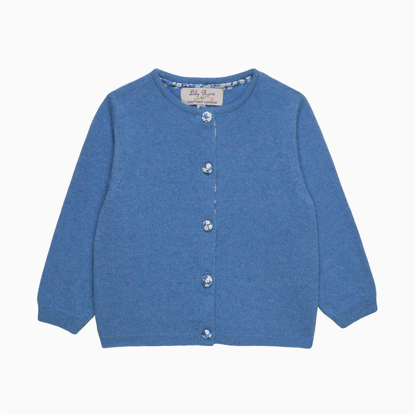 Baby Cardigan in Blue Mitsi Valeria
