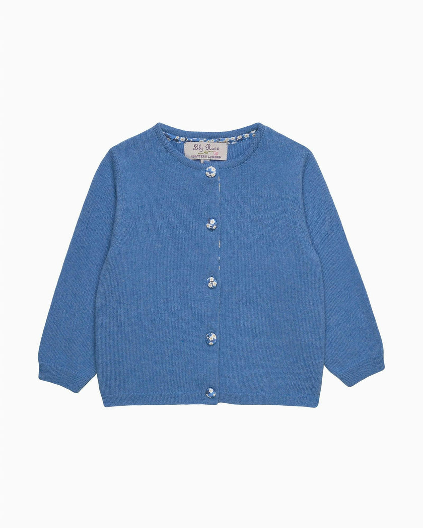 Baby Cardigan in Blue Mitsi Valeria