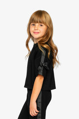 Short Sleeve Milano Top Black