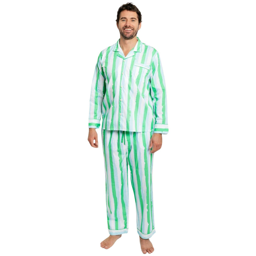 Men's Drawbertson Wild Stripes Long PJ Set