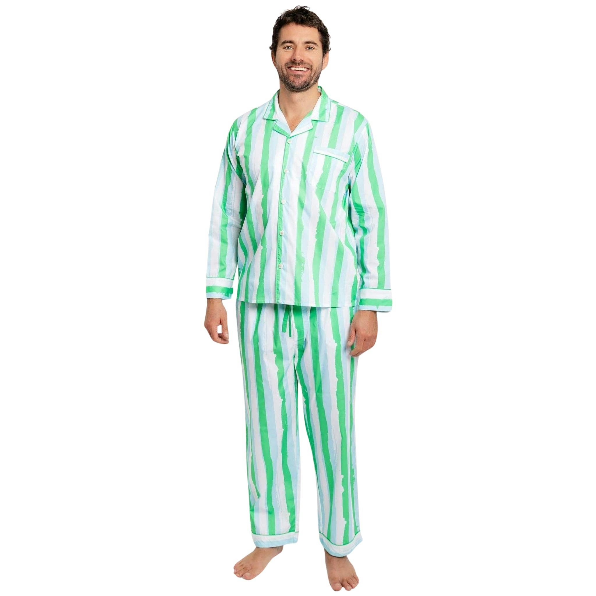 Men's Drawbertson Wild Stripes Long PJ Set