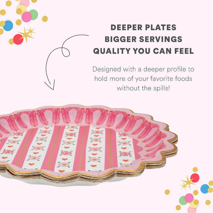Boot Scoot Blooms Dinner Plates (10 count)