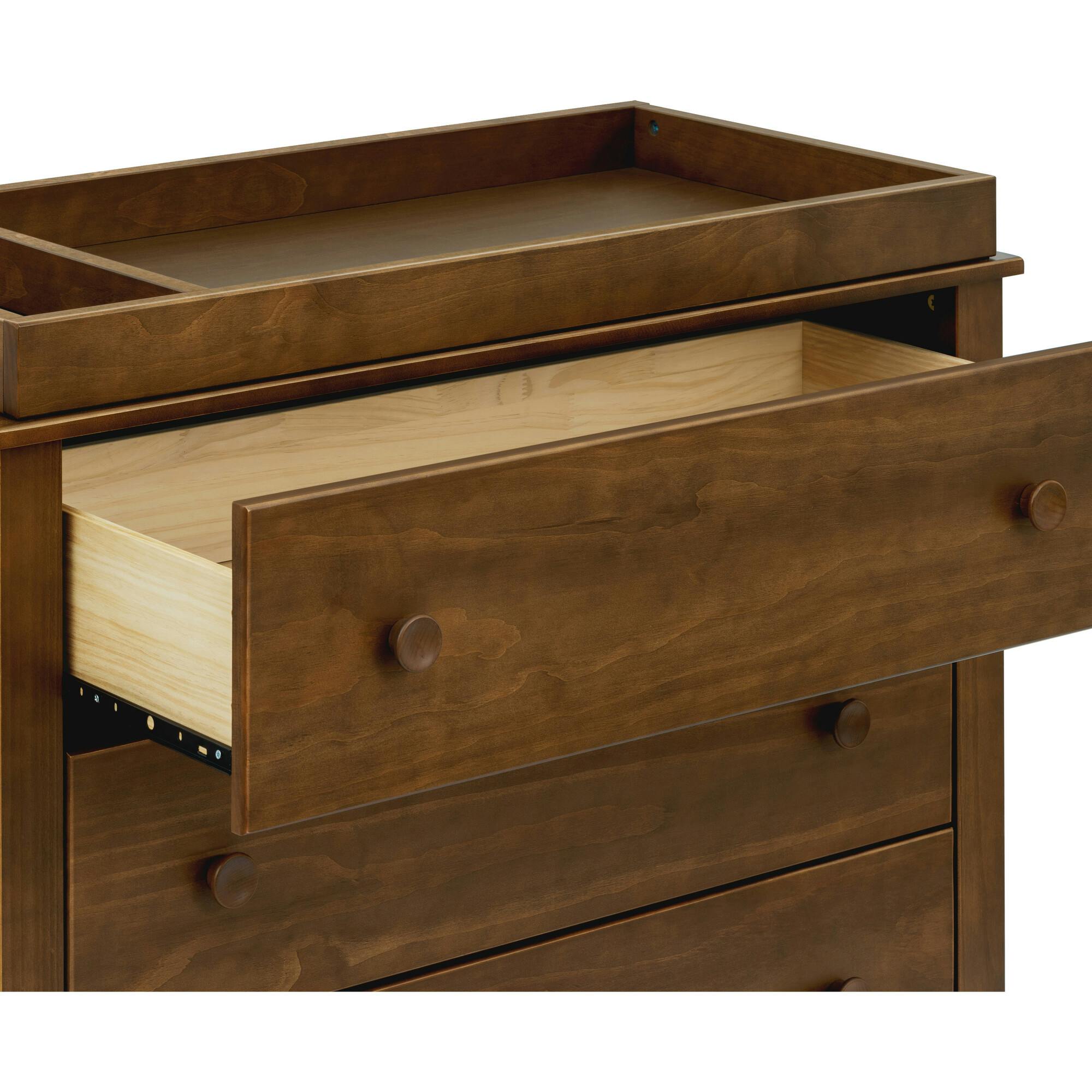 Sprout 3-Drawer Changer Dresser with Removable Changing Tray in Natural Walnut