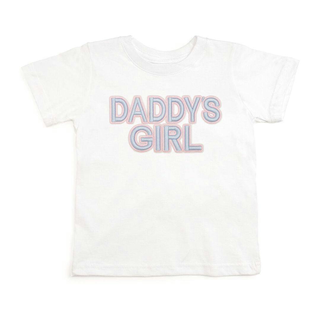 Daddy's Girl Patch Short Sleeve T-Shirt - White