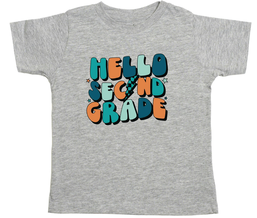 Hello Second Grade Short Sleeve T-Shirt