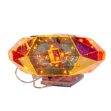 Kurt Adler 6.6-Inch Battery Operated Magical Iridescence Holographic Jack-O-Lantern