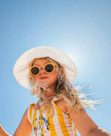 Classic | Sustainable Sunglasses | Plant-Based Bendable Polarized - Child | 3-8 Y | Buckwheat