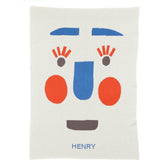 Funny Face Knit Midi Blanket