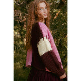 Marissa Sweater in Pink & Red