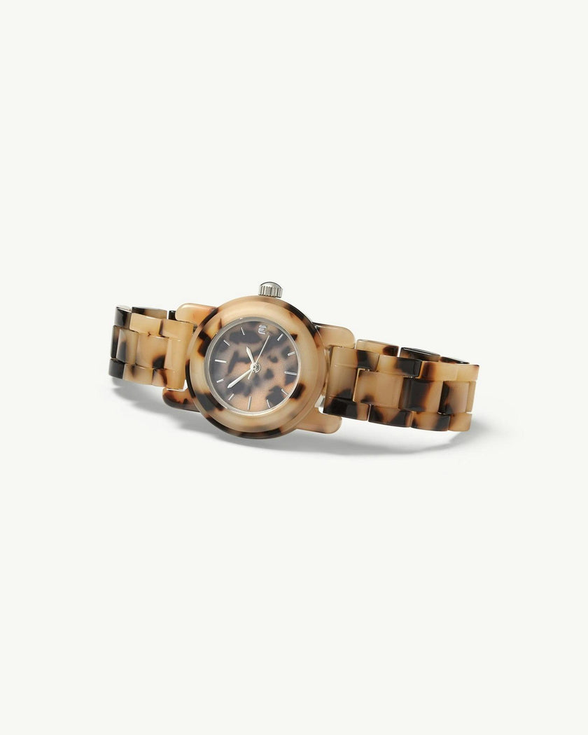 Mini Mono Watch in Blonde Tortoise