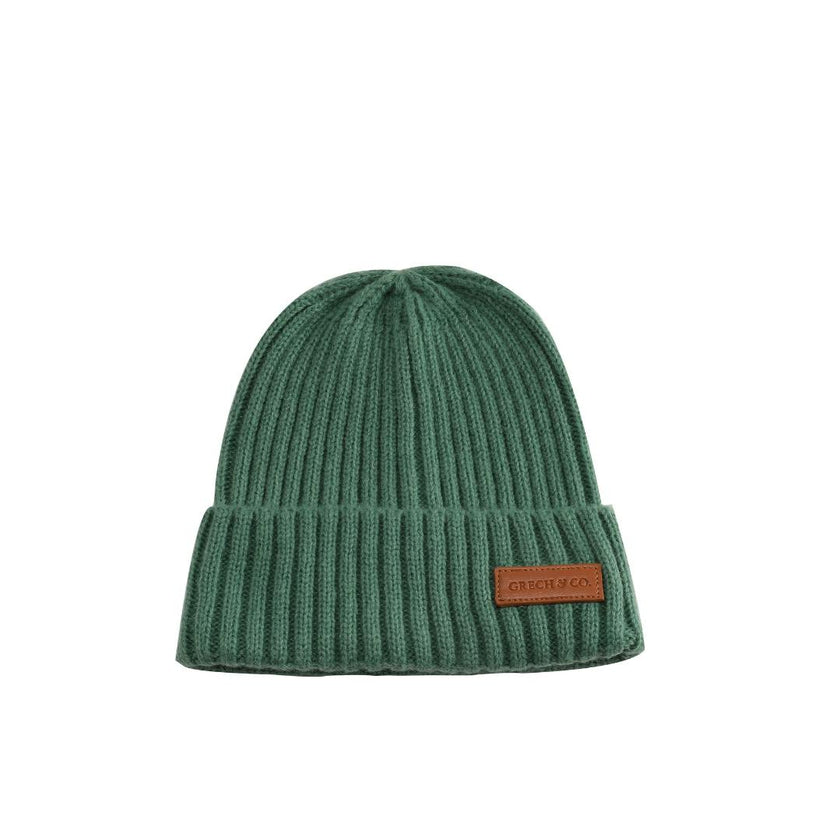 Knit Beanie Wide Rib | Fern