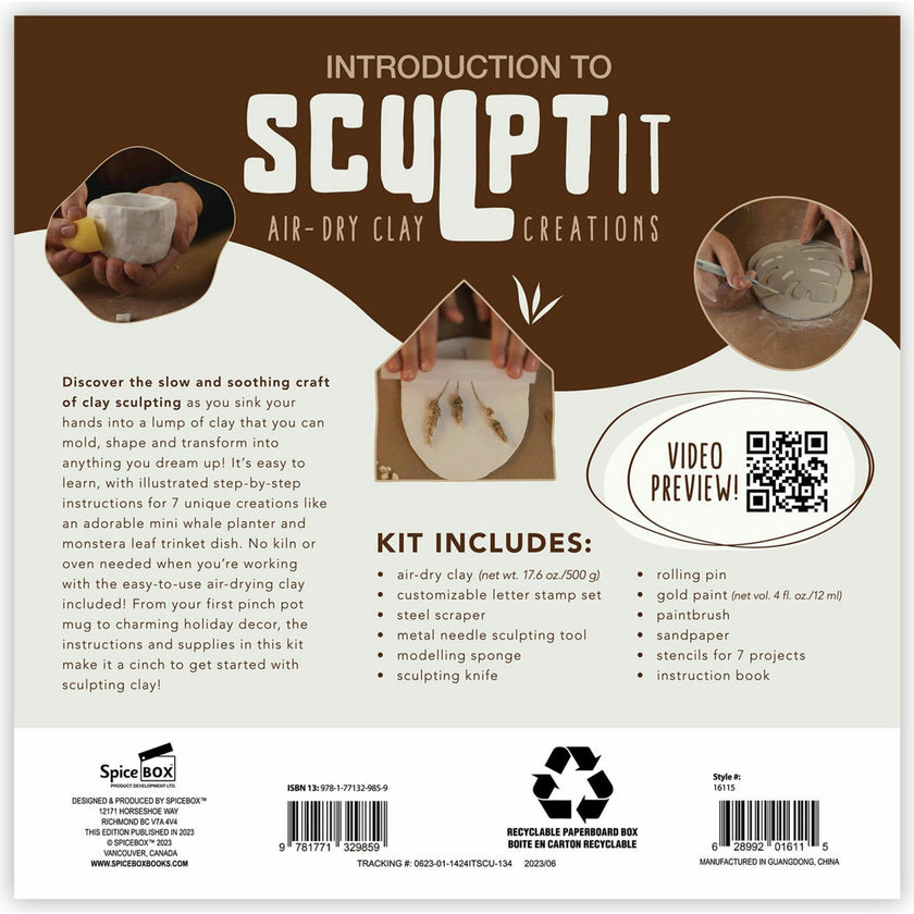 Introduction to: Sculpt It! Art Kit