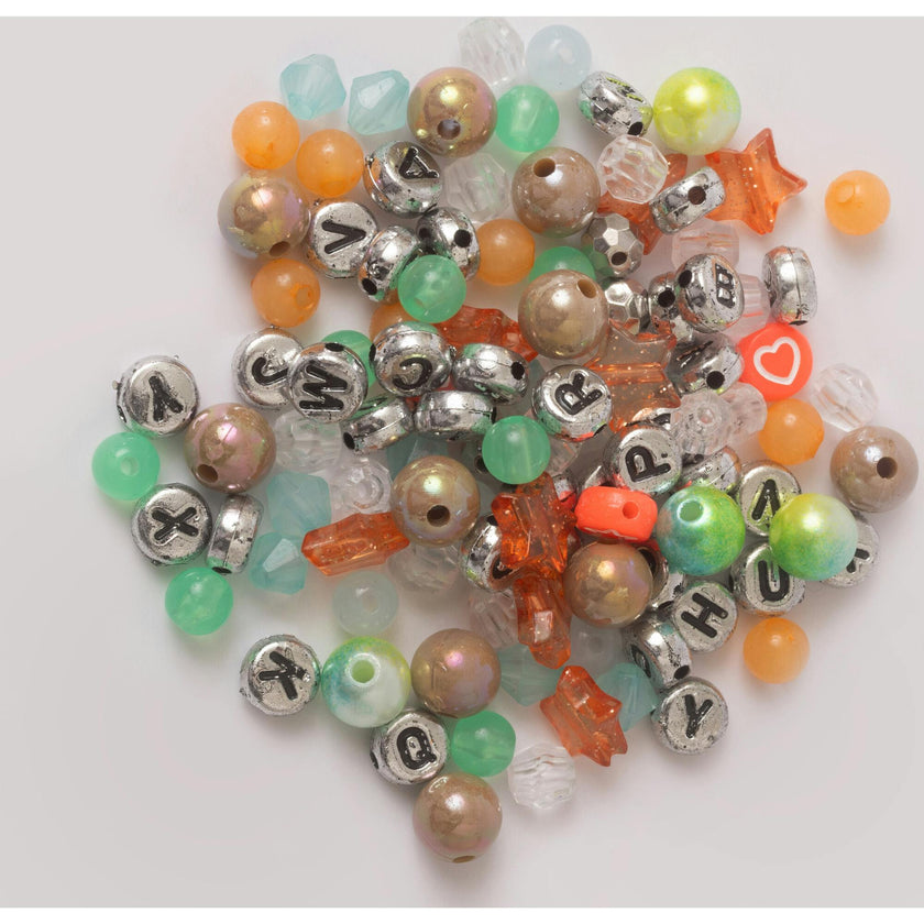 Showgirl Letter Bead Bracelet Making Bead Jar DIY Kit