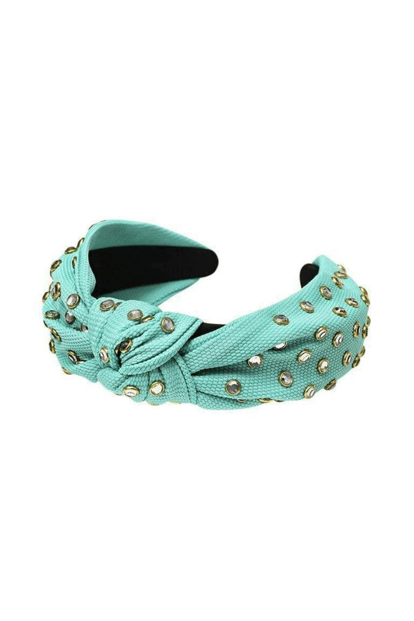Crystal Studded Knot Headband
