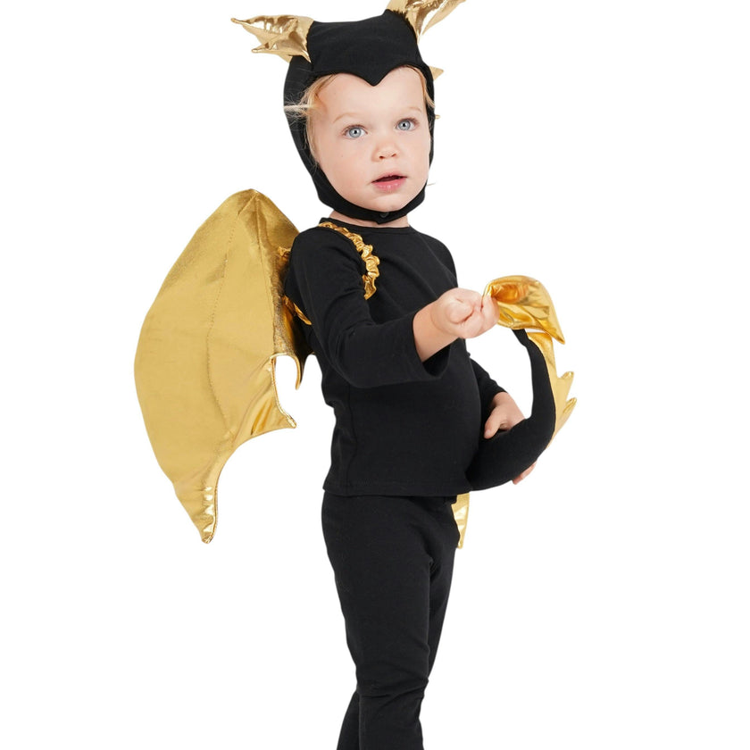 Golden Night Dragon Pajama Costume