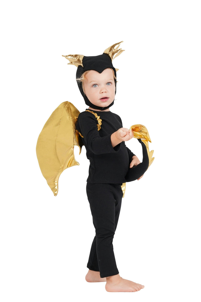 Golden Night Dragon Pajama Costume