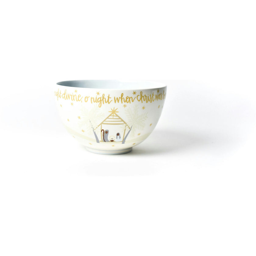 Neutral Nativity Footed Bowl Brown Skin