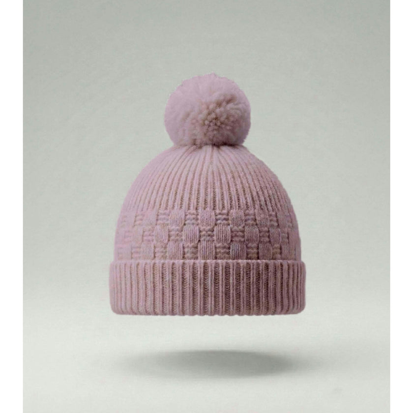 The Aspen Cashmere Baby Beanie | Rose