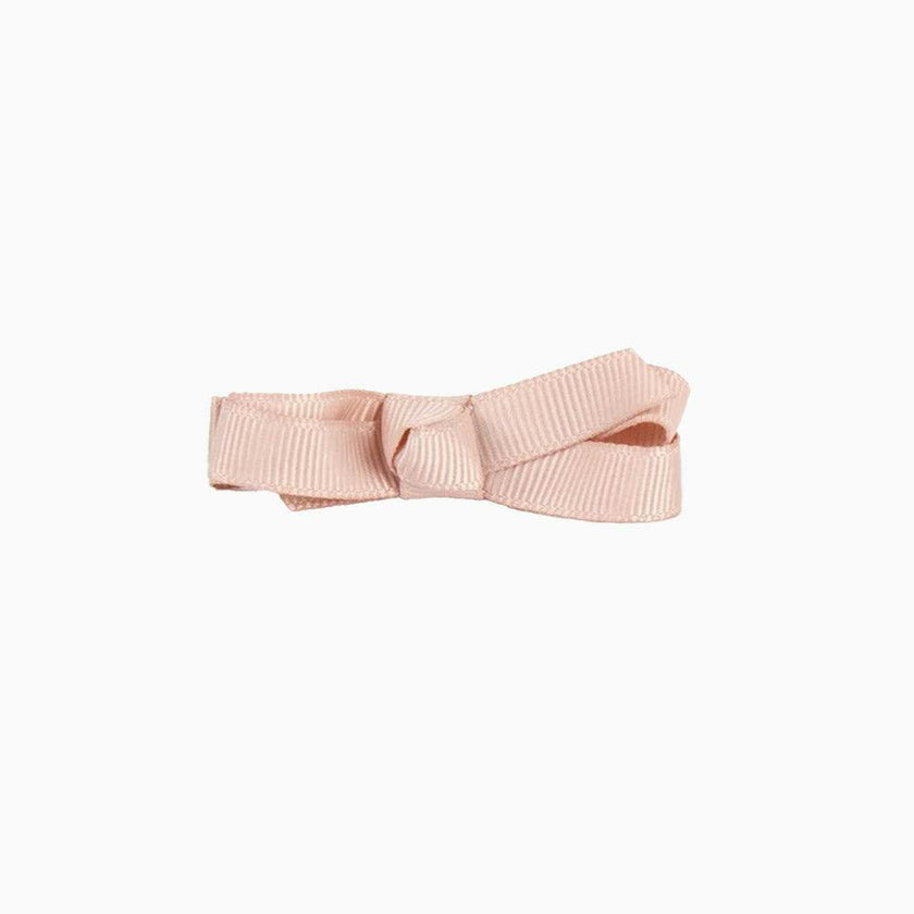 Small Bow Hair Clip in Vanilla