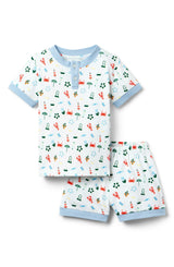 Frankie PJ Set - Coastal Waters