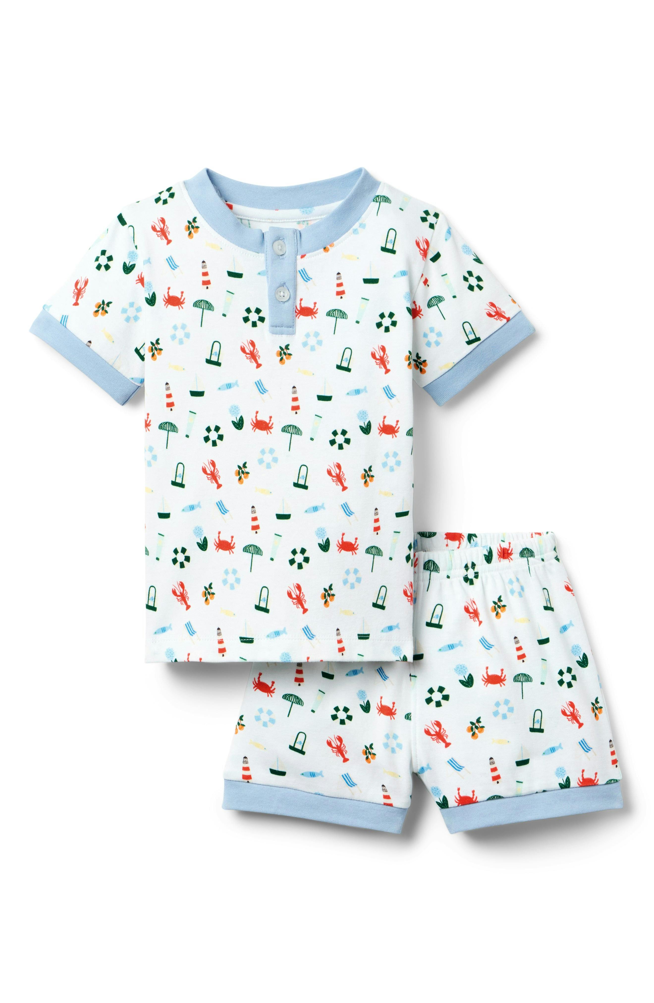 Frankie PJ Set - Coastal Waters