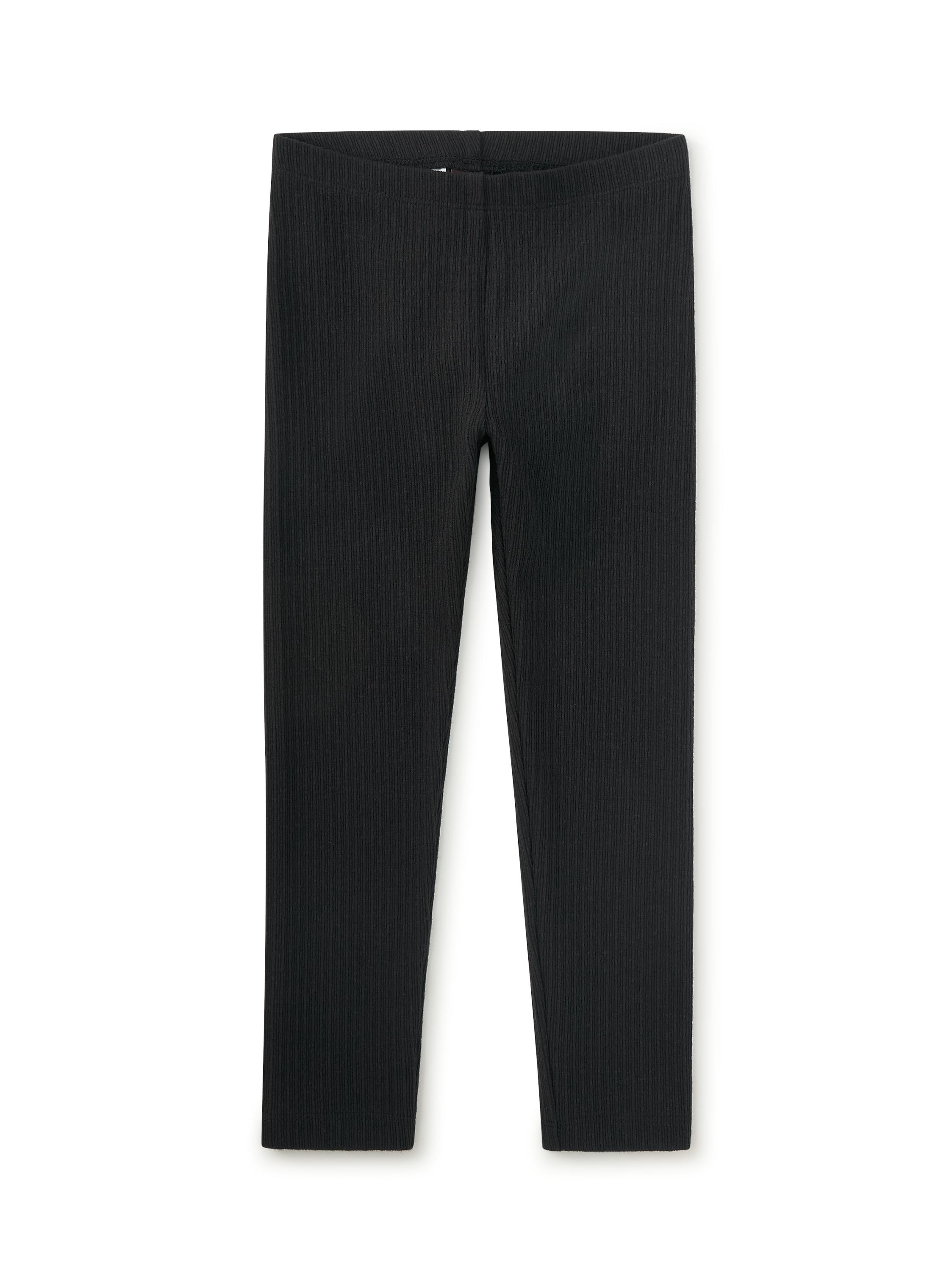 Pointelle Leggings, Jet Black