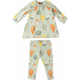 Vintage Balloons Organic Cotton Dress & Legging Set