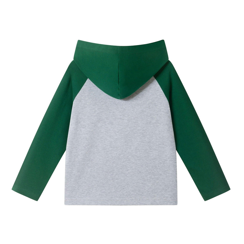 Raglan Tee Hoodie Set | Sports